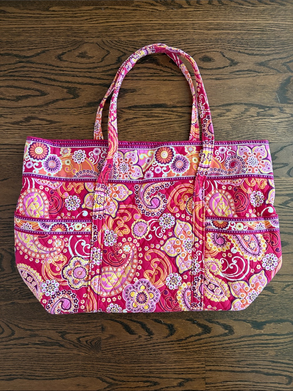 Vera Bradley Raspberry Fizz Super Tote